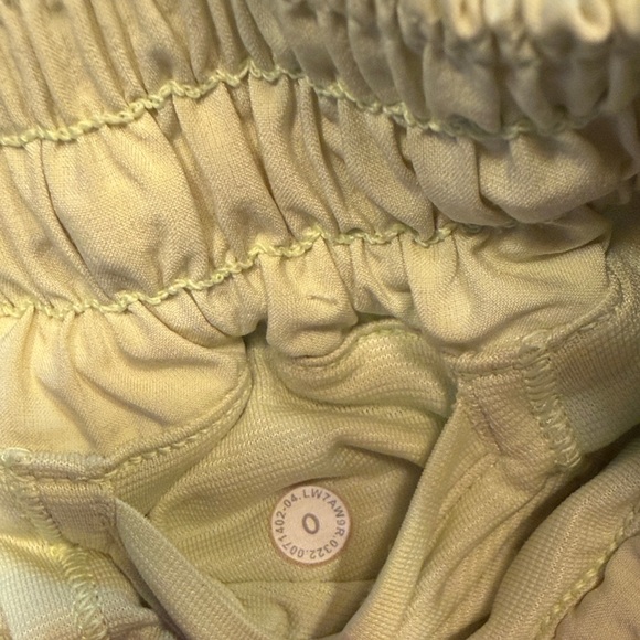 Lululemon Hotty Hot 2.5” Yellow Shorts - Picture 2 of 4